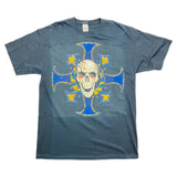 Liquid Blue Skull Cross Tee sz.XL