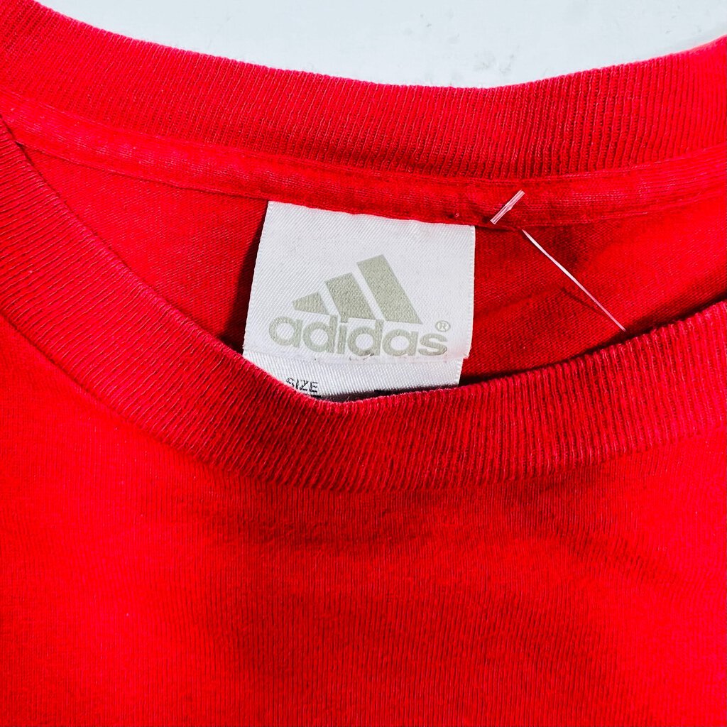 90s Adidas Athletics Tee Red Sz. XXL