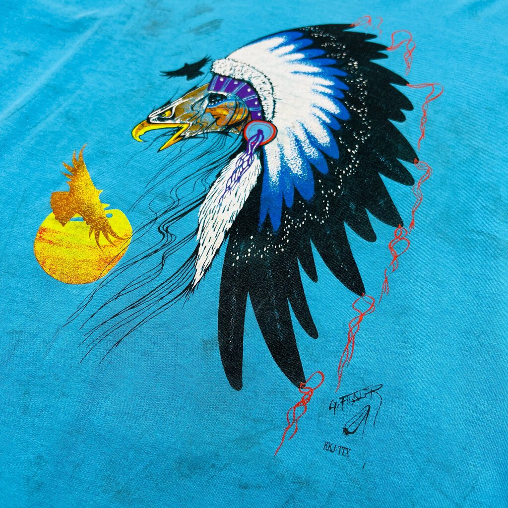90s eagle indian tee sz.XL