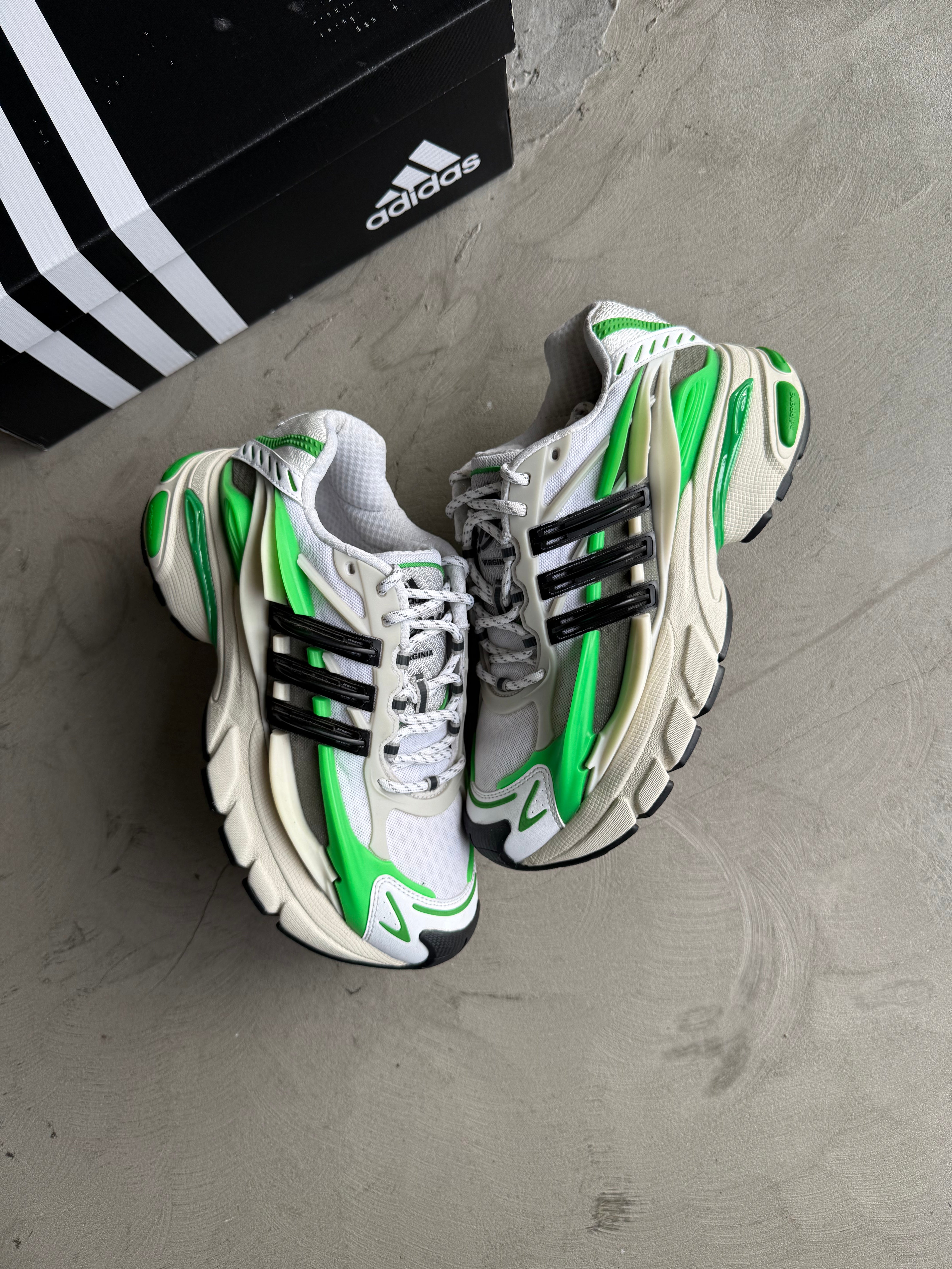 PW Adidas Jellyfish Green Sz. 9