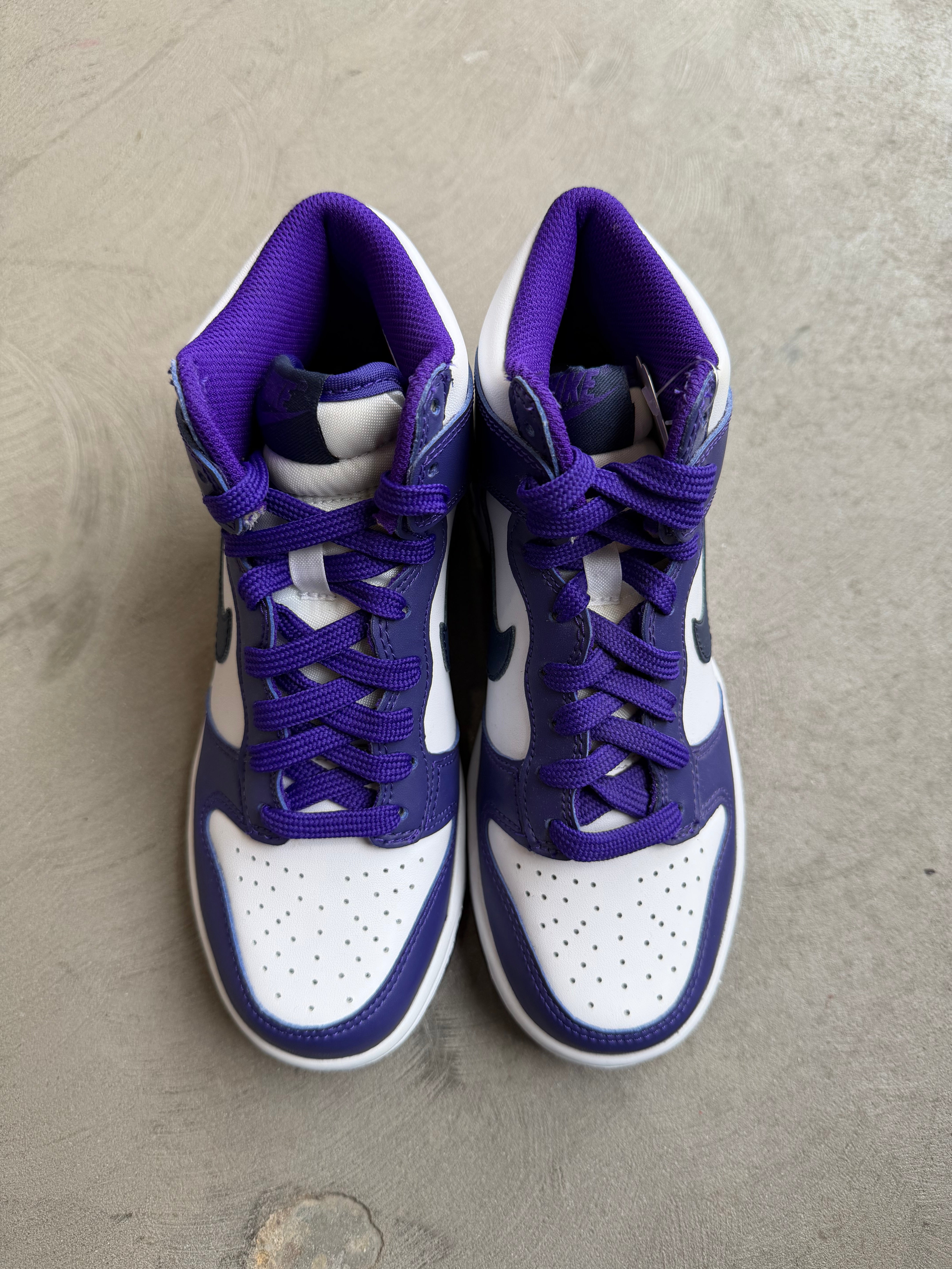 Nike Dunk High Electro Purple/Navy Sz. 4Y