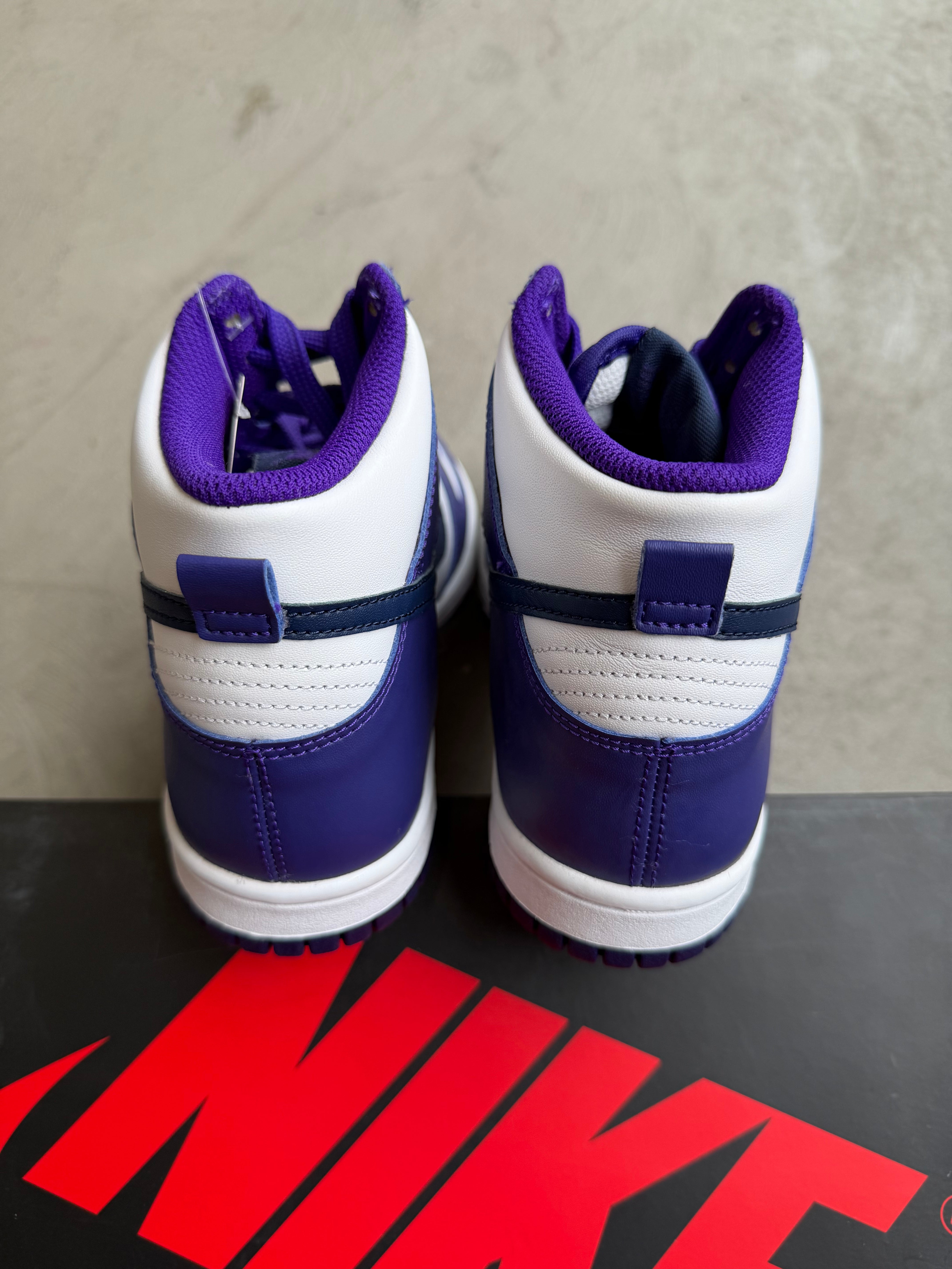 Nike Dunk High Electro Purple/Navy Sz. 4Y