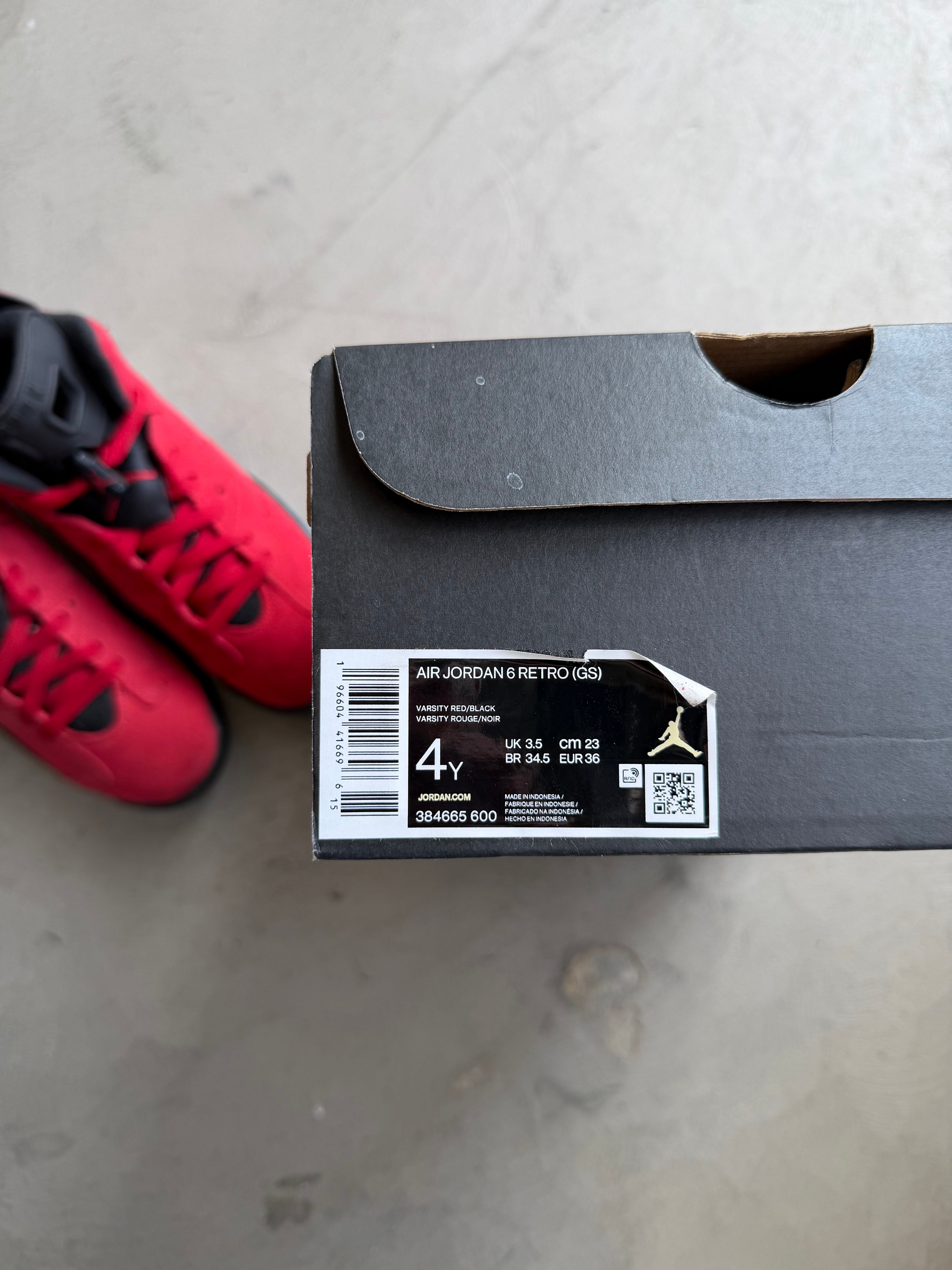 Jordan 6 Toro Bravo Sz. 4Y