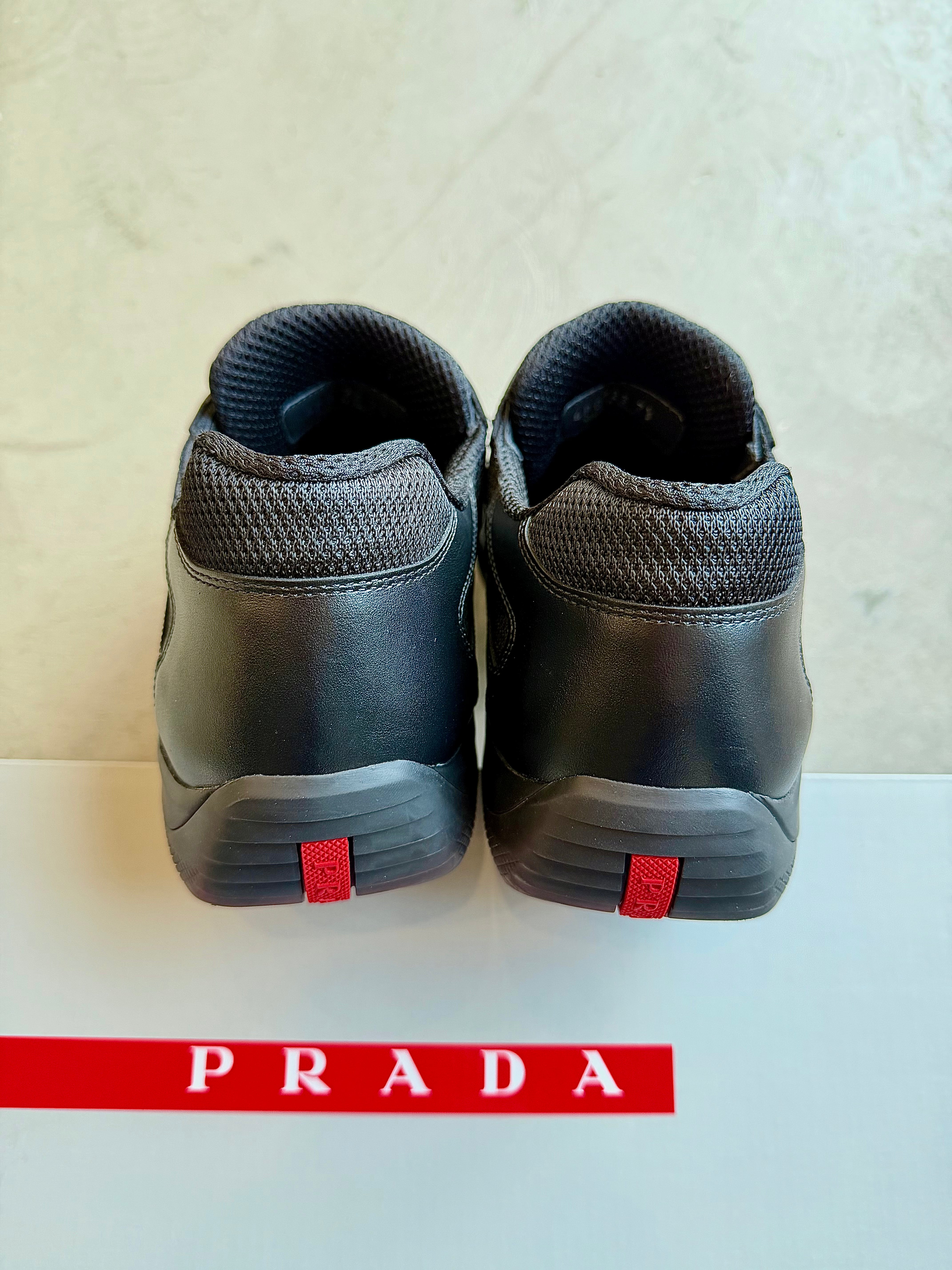 Prada America Cup Black Sz. 7.5 (US9M)