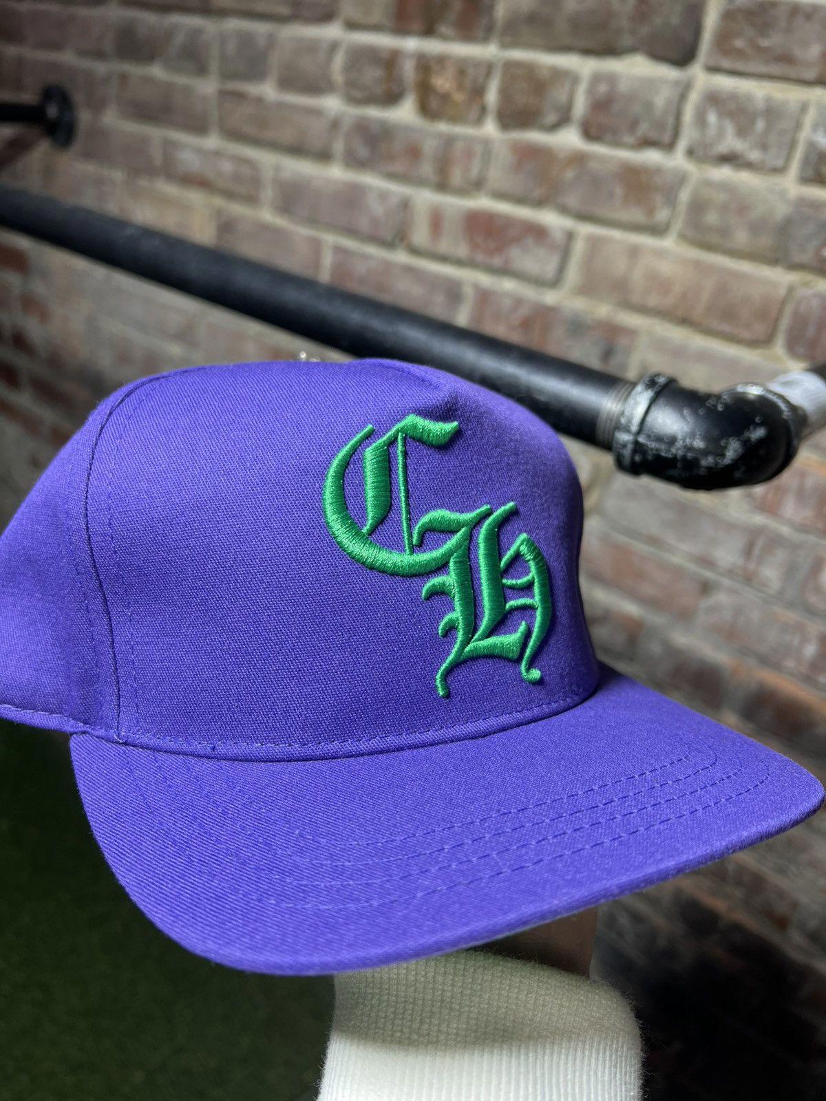 Chrome Hearts CH Baseball Snapback Purple Green