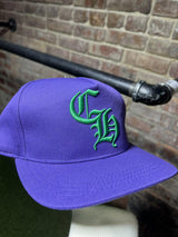 Chrome Hearts CH Baseball Snapback Purple Green