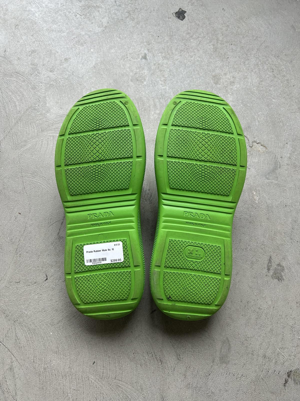 Prada Rubber Mule Sz. 41