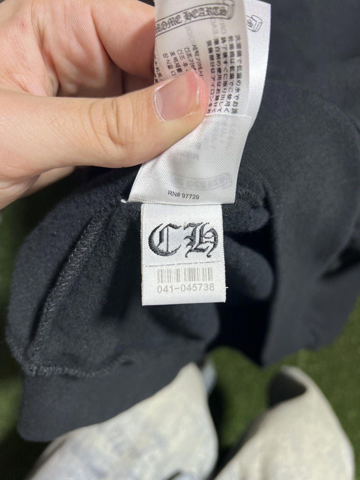 Chrome Hearts Neck Script Black Crewneck Sz. M