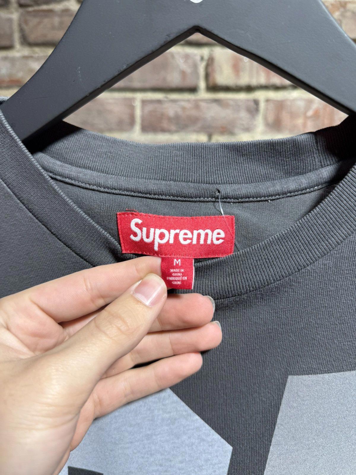 Supreme Reflective Logo L/S Sz. M