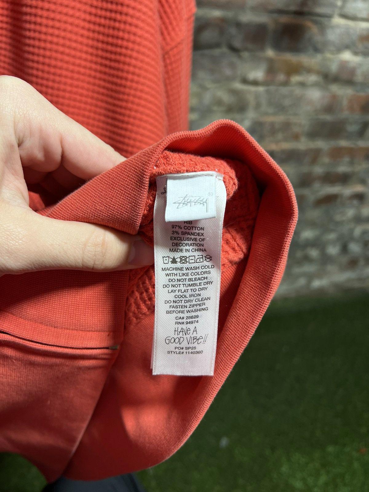 Stussy Double Layered Waffle Knit Zip-Up Sz. XL
