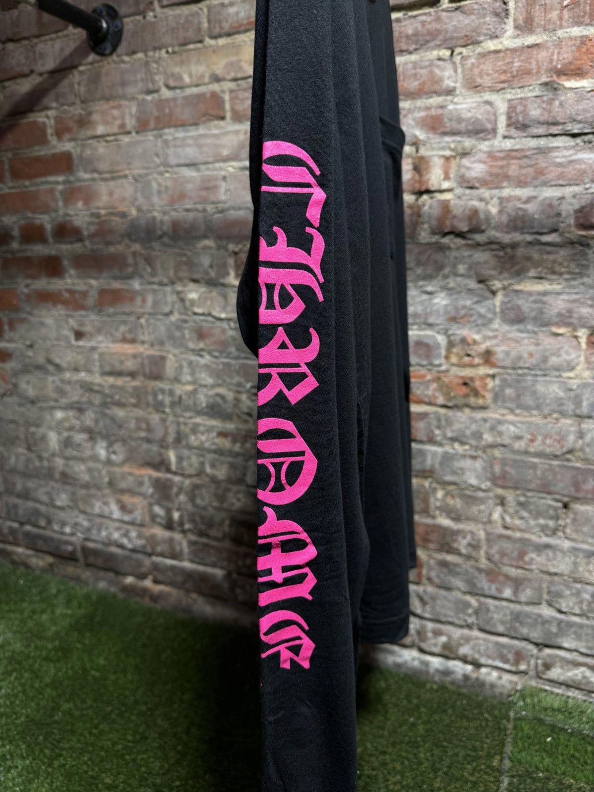 Chrome Hearts Black/Pink Neck Logo L/S Sz. L
