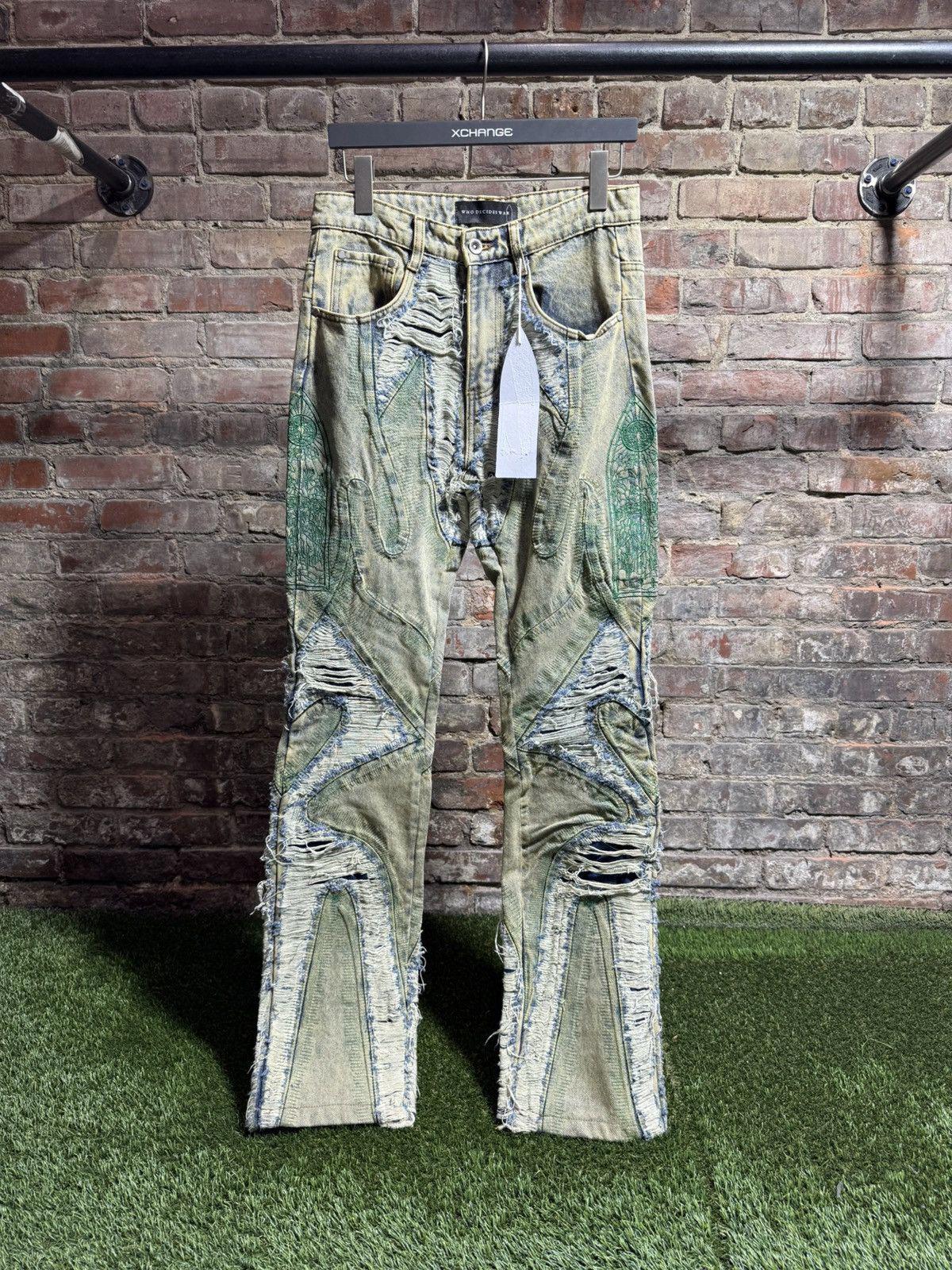 Who Decides War Navy Wave Denim Sz. 28