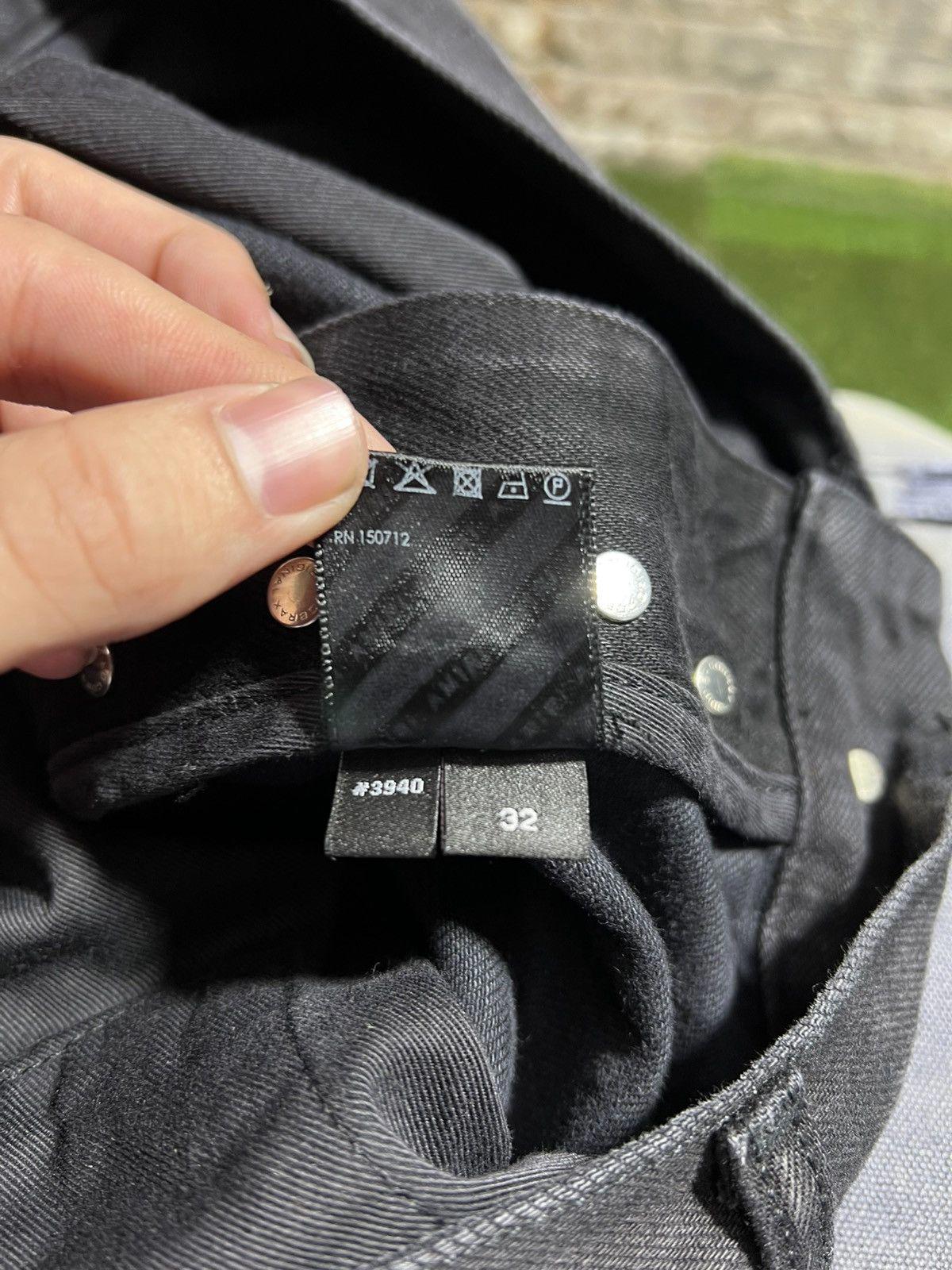 Amiri Straight Leg Black Jeans Sz. 32