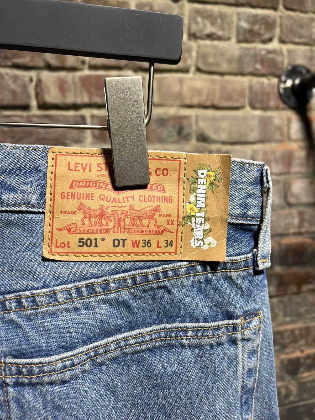 Denim Tears Levi 501 Jeans Light Wash Sz. 36