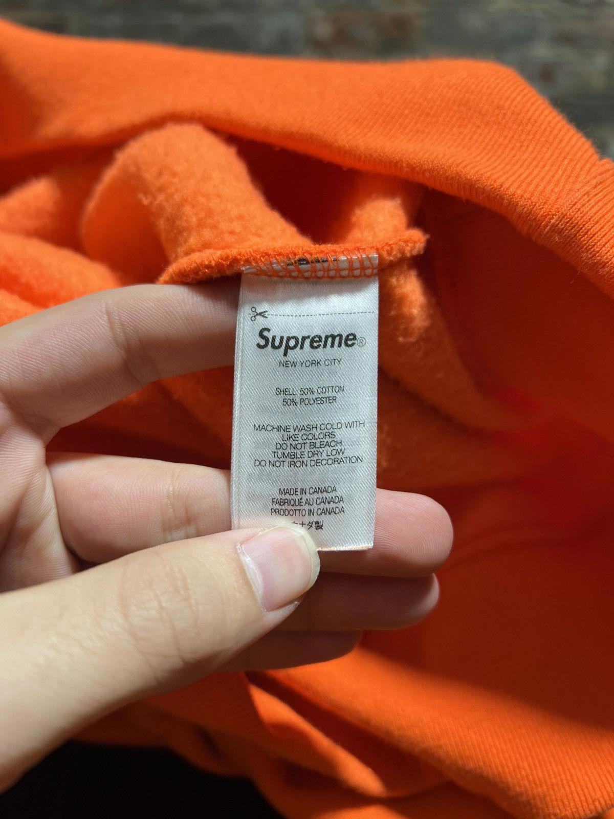 Supreme Orange Small Box Logo Hoodie Sz. XXL
