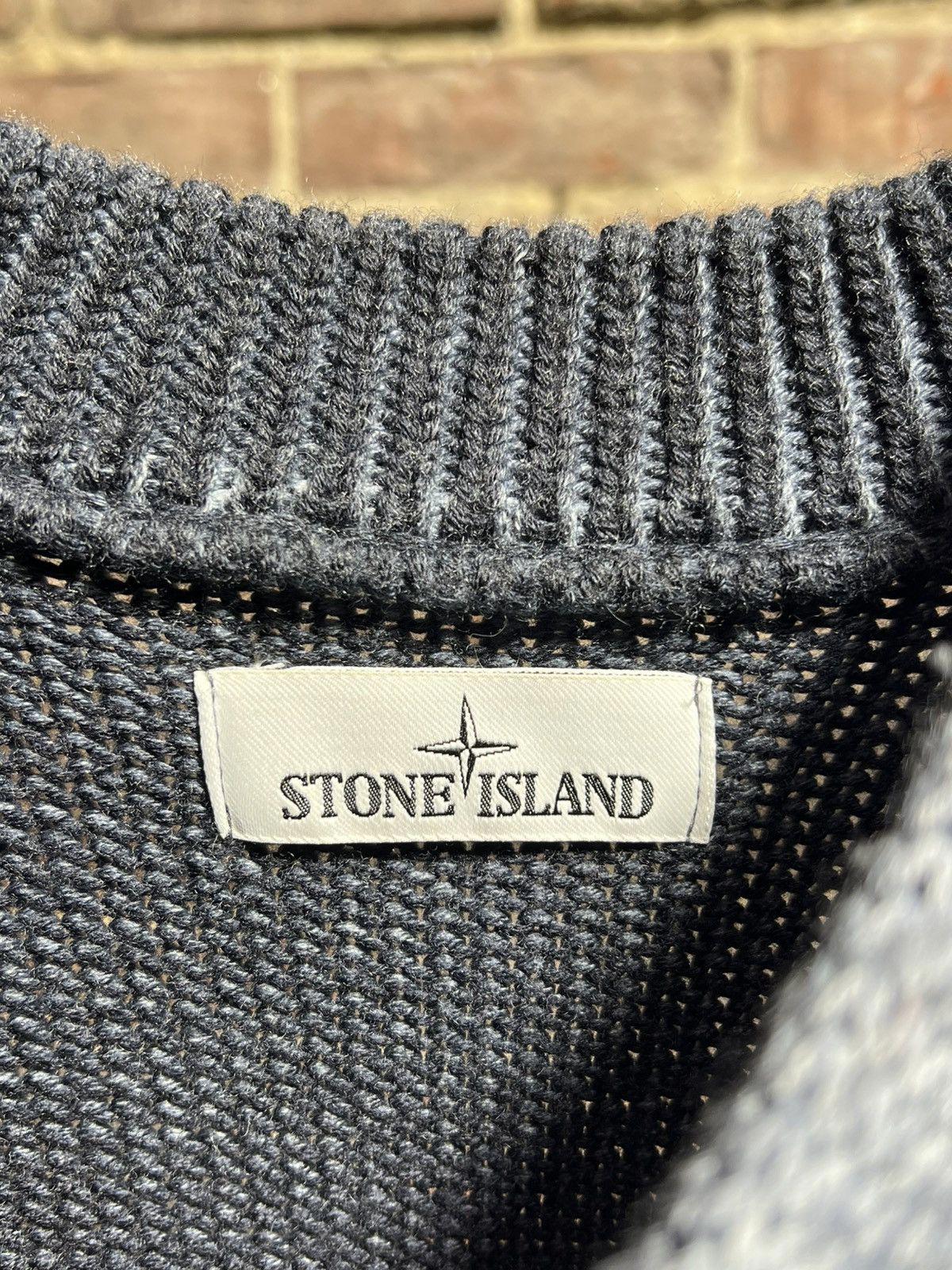 Stone Island Blue Pullover Knitted Sweater Sz. L