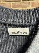 Stone Island Blue Pullover Knitted Sweater Sz. L