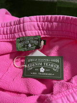 Denim Tears Pink Cotton Wreath Sweatpants Sz. XL