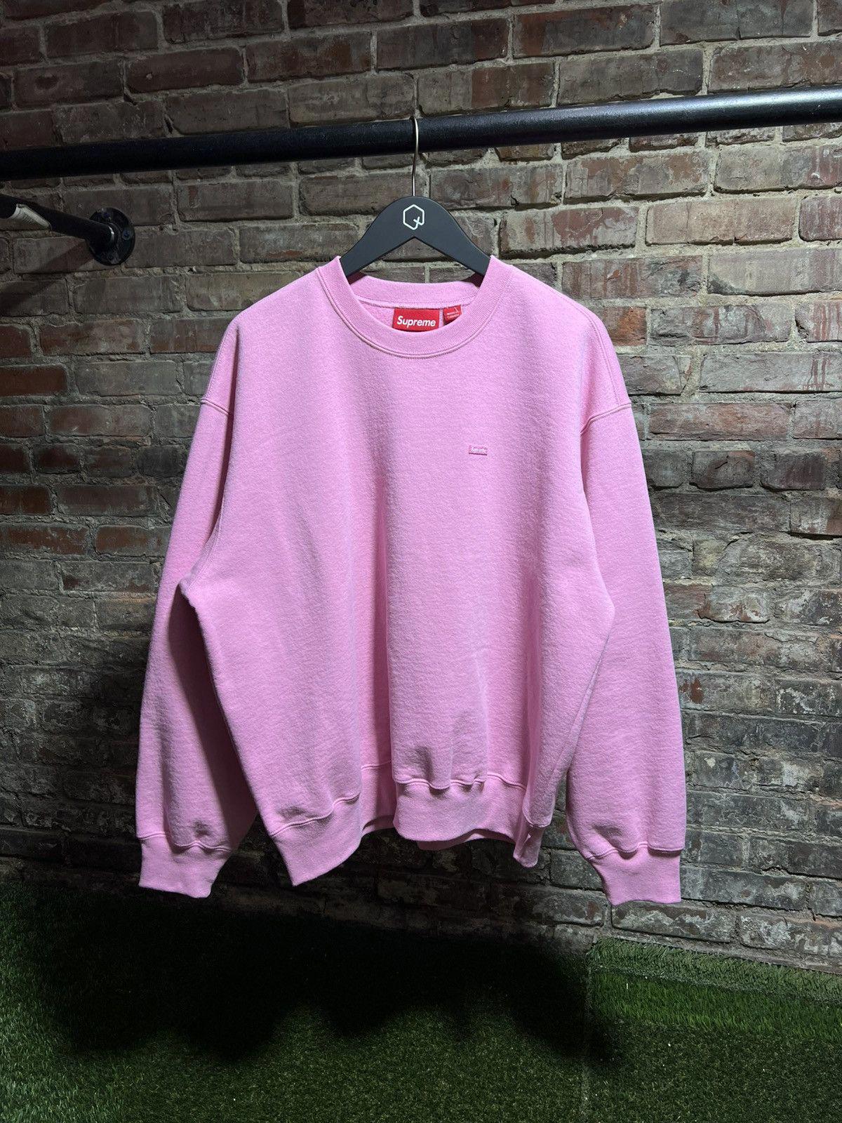 Supreme Pink Mini Box Logo Crewneck Sz. M
