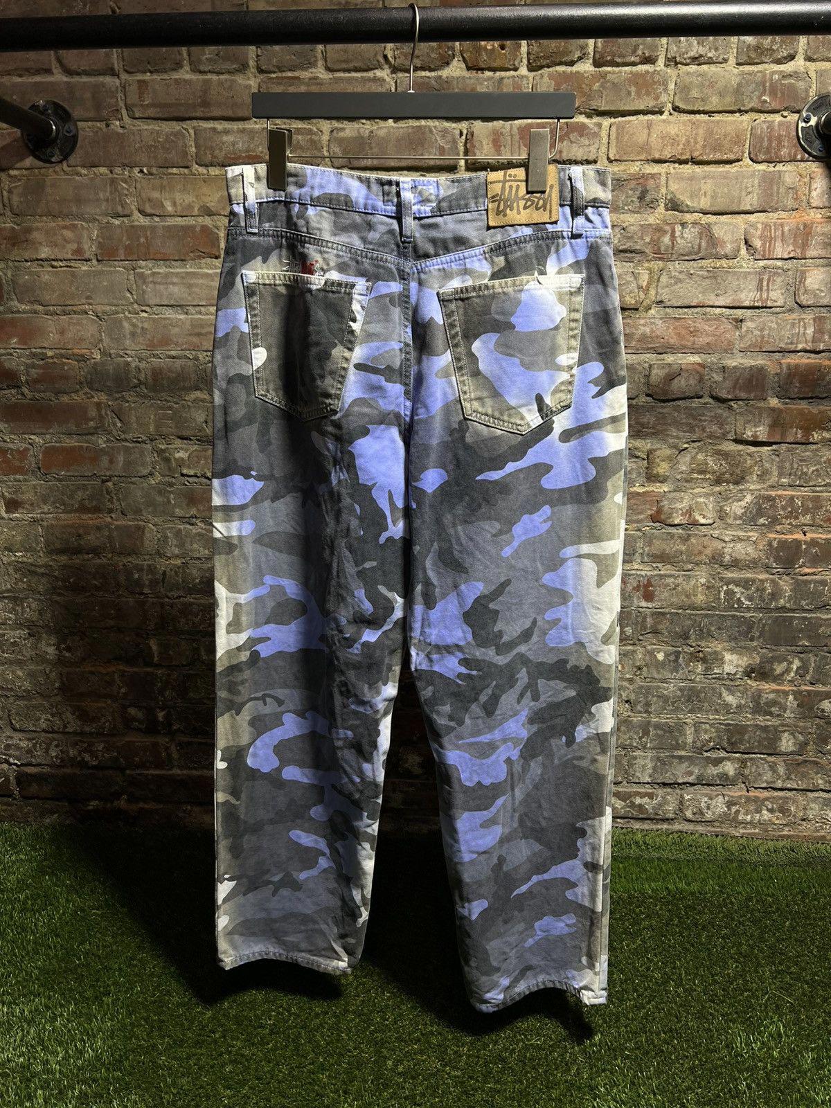 Stussy Blue Camo Denim Sz. M
