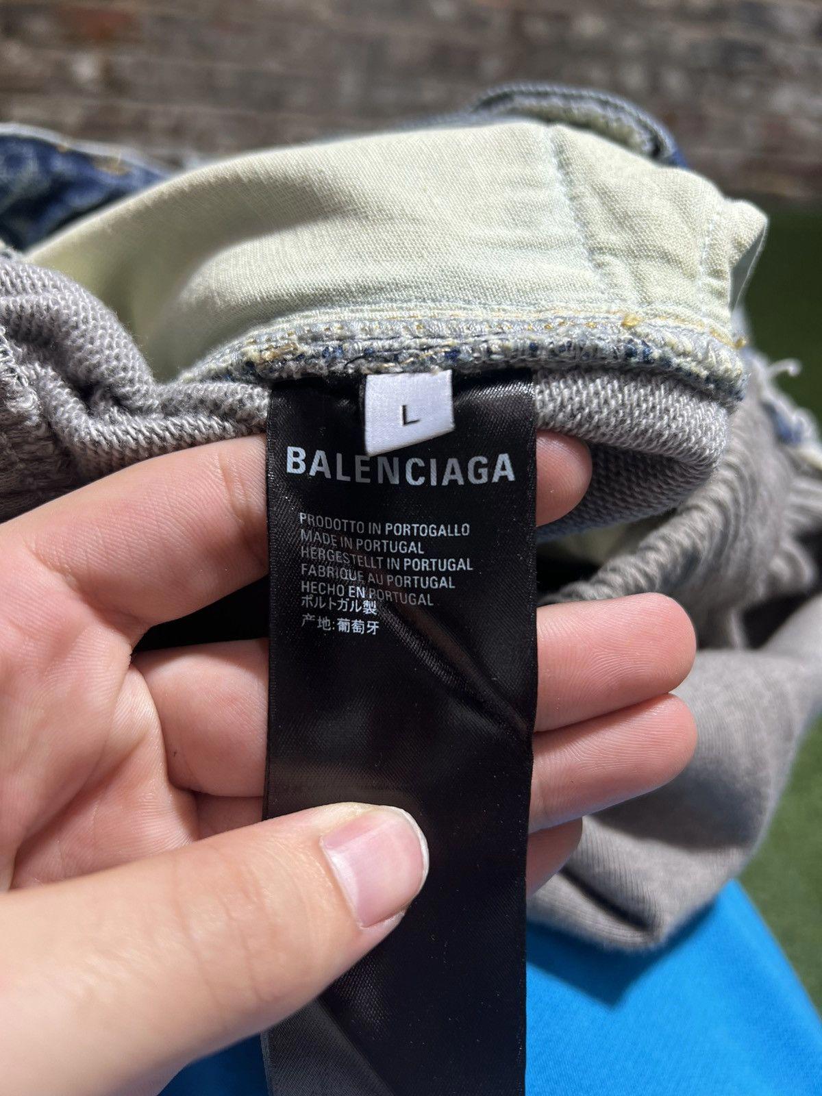 Balenciaga Hybrid Denim Sweatpants Sz. L