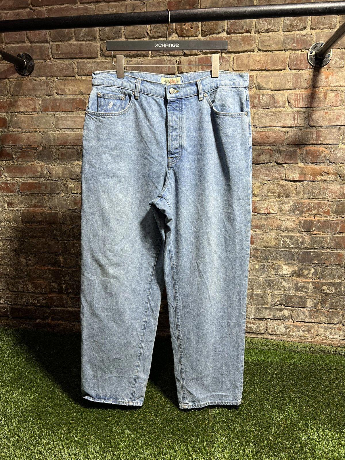 Stussy BIG OL Light Wash Jeans Sz. 34
