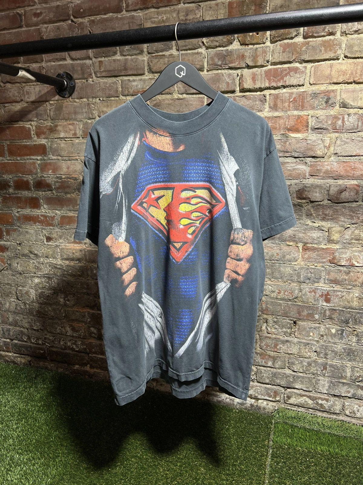 Hellstar Superman Tee Sz. M