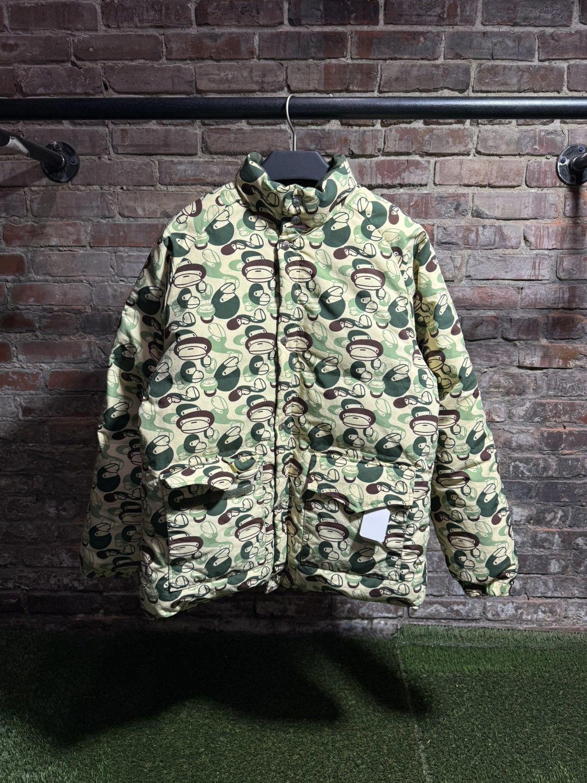 Bape Baby Milo Reversible Puffer Jacket Sz. L