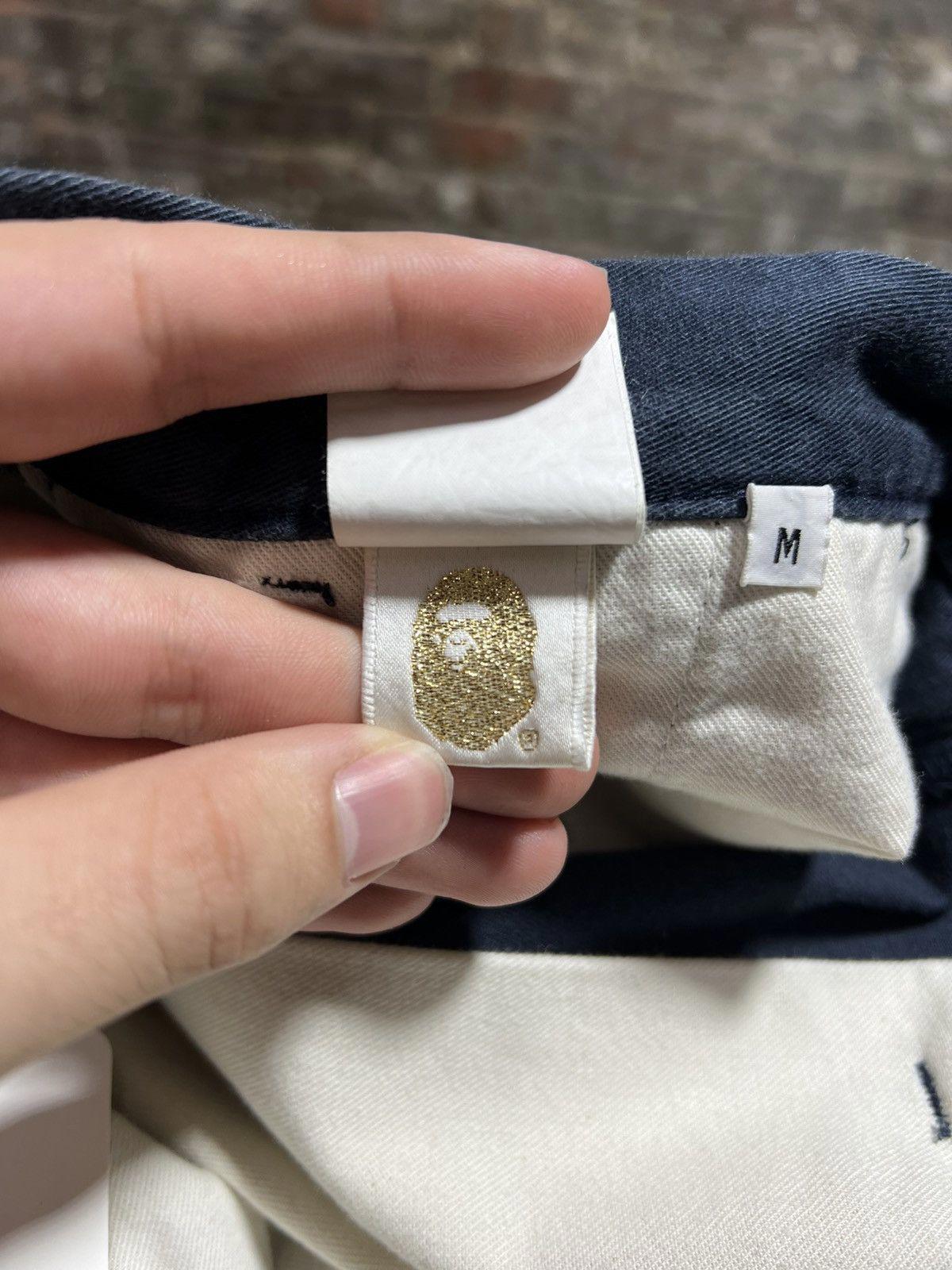 Bape Star Embroidered Chino Pants Sz. M