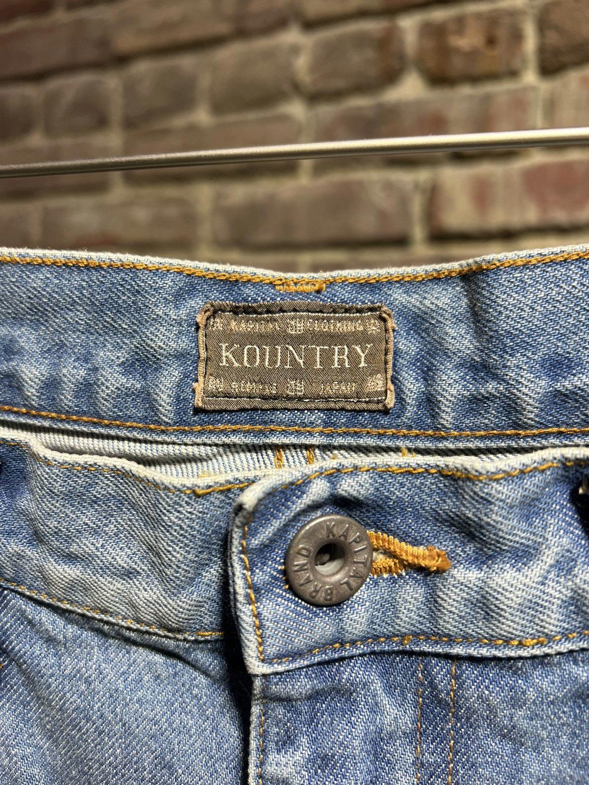 Kapital Gemstone Studded Carpenter Jean Shorts