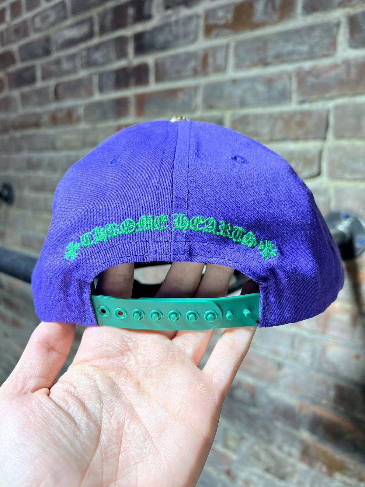 Chrome Hearts CH Baseball Snapback Purple Green