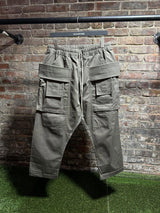 Rick Owens Drkshdw Cropped Creatch Cargo Pants Sz. L