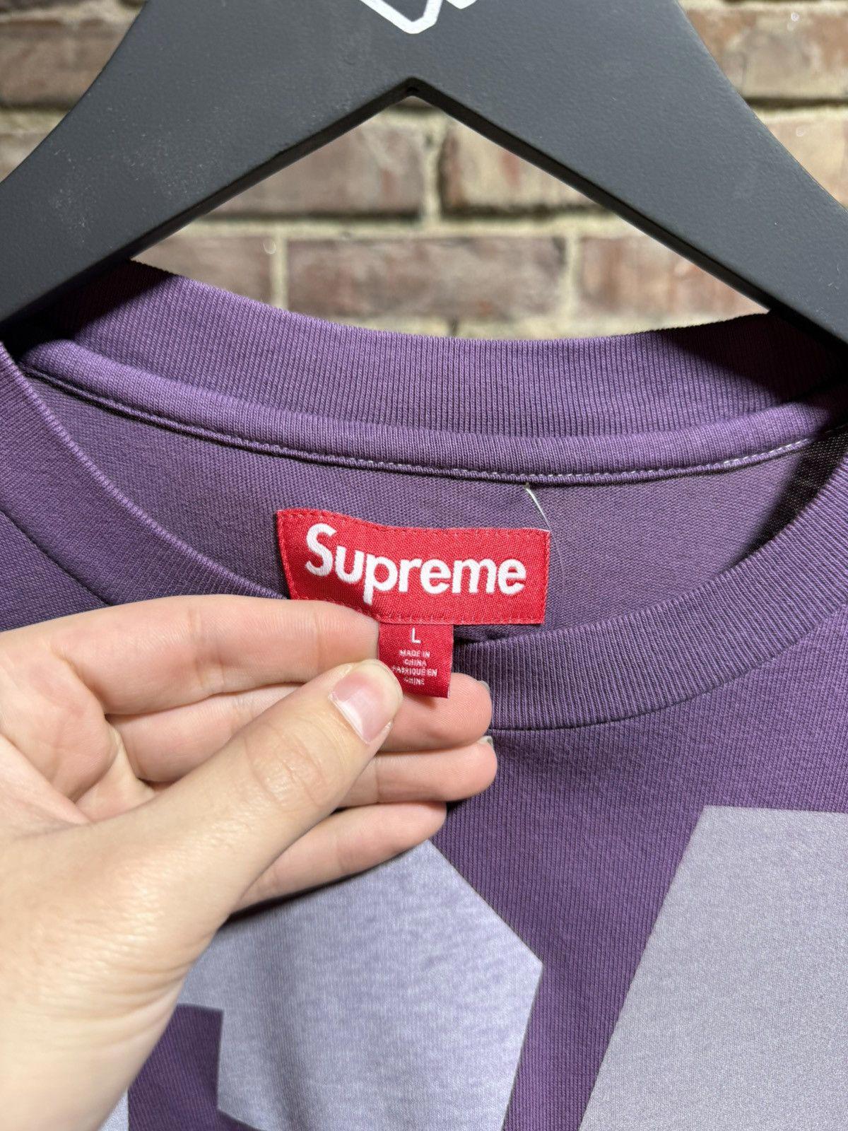 Supreme Reflective Logo L/S Sz. L