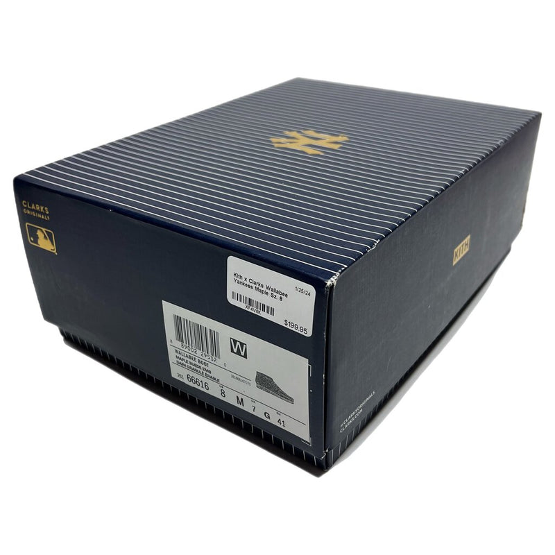 Kith x Clarks Wallabee Yankees Maple Sz. 8