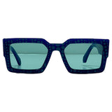 Yayoi Kusama x Louis Vuitton Clash Pumpkin Sunglasses Blue
