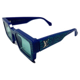 Yayoi Kusama x Louis Vuitton Clash Pumpkin Sunglasses Blue