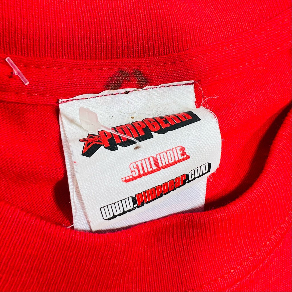 Vintage Pimp Gear Tee Red Sz. L